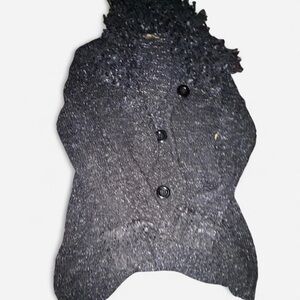 Women's Black Textured cardigan